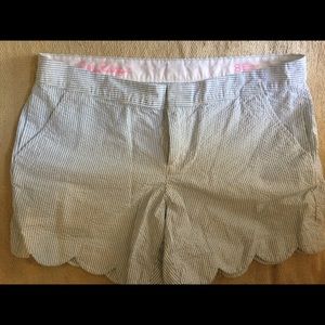Lilly Pulitzer Sheersucker shorts